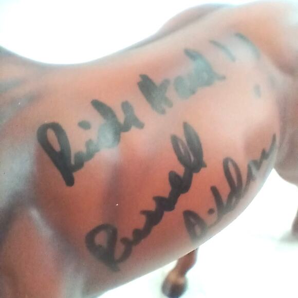 Breyer Reeves Topsails Rein Maker Traditional Toy Horse Model w/ Signed - Picture 12 of 14